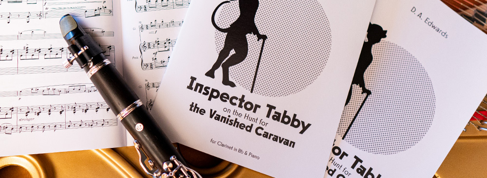 Sheet music for Inspector Tabby